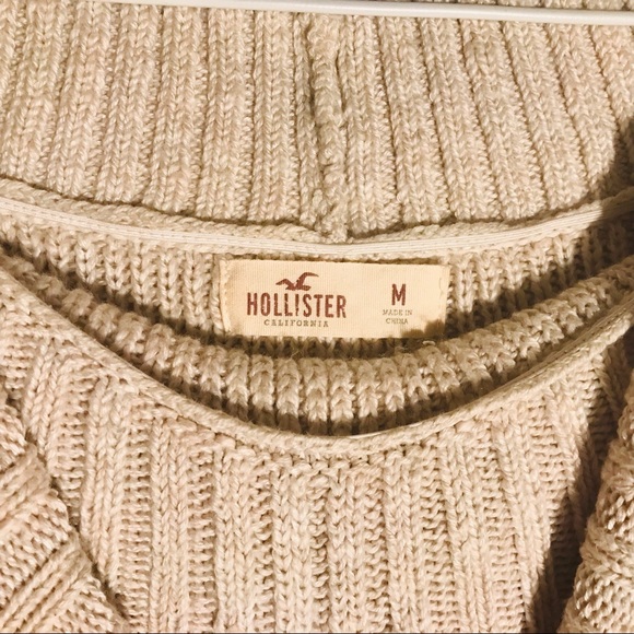 Off shoulder tan sweater - M - Picture 3 of 3